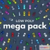 1531790 - PBR Game 3D Models - 190 Low Poly Cars   Mega Pack 3D Max