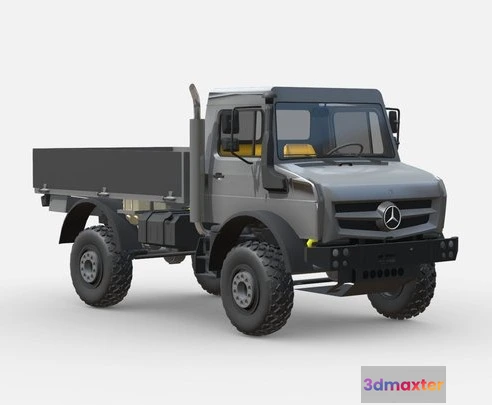 1531802 - PBR Game 3D Models - 3D Model Mercedes Benz Unimog 3D Max