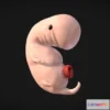 1531808 - PBR Game 3D Models - 4 Weeks Human Embryonic (Baby Stages) 3D Max