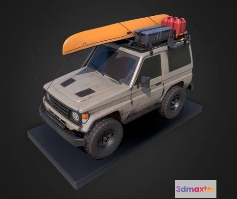 1531810 - PBR Game 3D Models - 4X4 Off Roader 3D Max