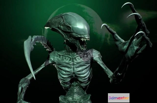 1531860 - PBR Game 3D Models - ALIEN 3D Max