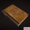 1531906 - PBR Game 3D Models - Antique Book Small 3D Max