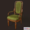 1531910 - PBR Game 3D Models - Antique Chair 3D Max