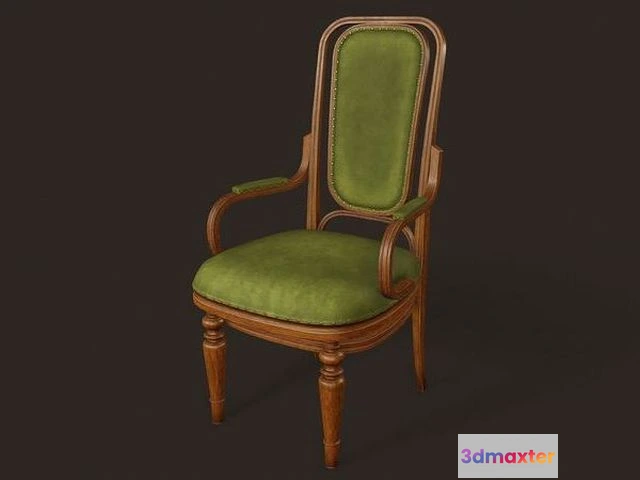1531910 - PBR Game 3D Models - Antique Chair 3D Max