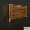 1531912 - PBR Game 3D Models - Antique commode 3D Max