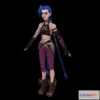 1531932 - PBR Game 3D Models - Arcane Inspired Jinx Model 3D Max