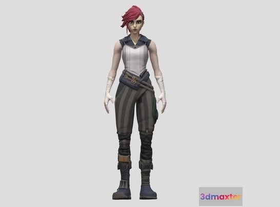 1531936 - PBR Game 3D Models - Arcane Vi Fanart 3D Max