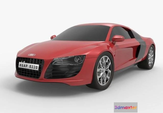 1531948 - PBR Game 3D Models - Audi r8 car 3D Max