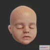 1531962 - PBR Game 3D Models - Baby Head 3D Max