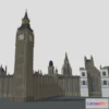 1531996 - PBR Game 3D Models - Big Ben London 3D Max