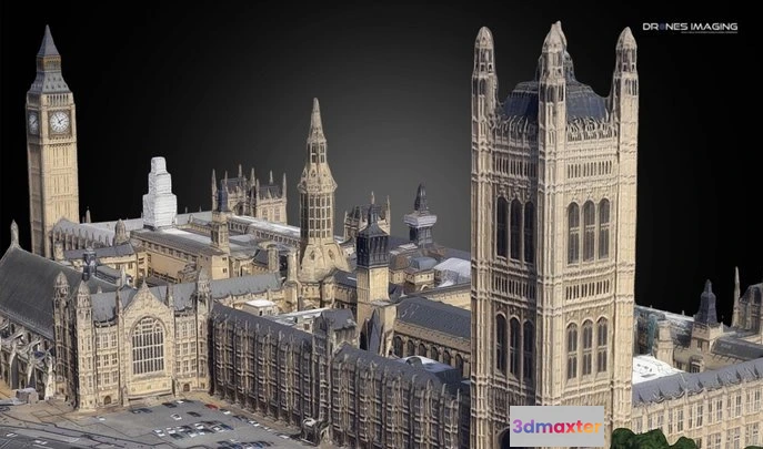 1531998 - PBR Game 3D Models - Big Ben Westminster   London 3D Max