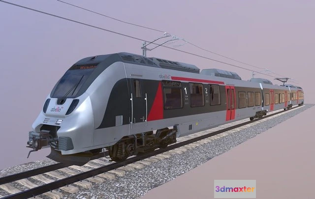 1532042 - PBR Game 3D Models - Bombardier TALENT 2 Train Abelio 3D Max