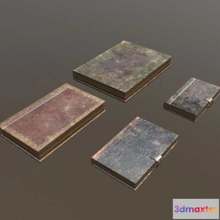 1532052 - PBR Game 3D Models - Book 3D Max