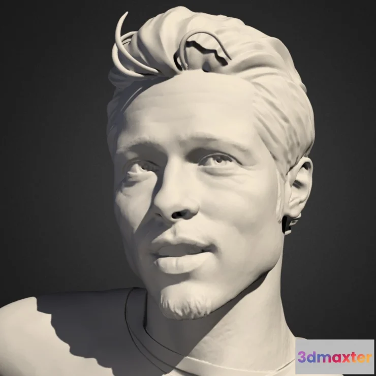 1532062 - PBR Game 3D Models - Brad Pitt 3D Max