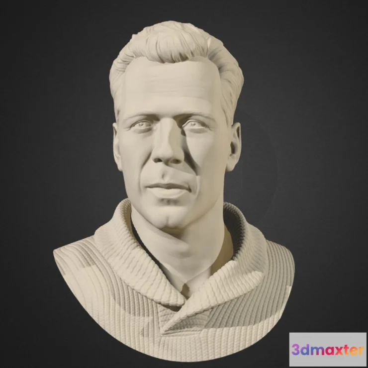 1532078 - PBR Game 3D Models - Bruce Willis 3D Max