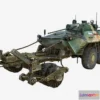 1532080 - PBR Game 3D Models - BTR-90 Trall Russian APC Free 3D Max
