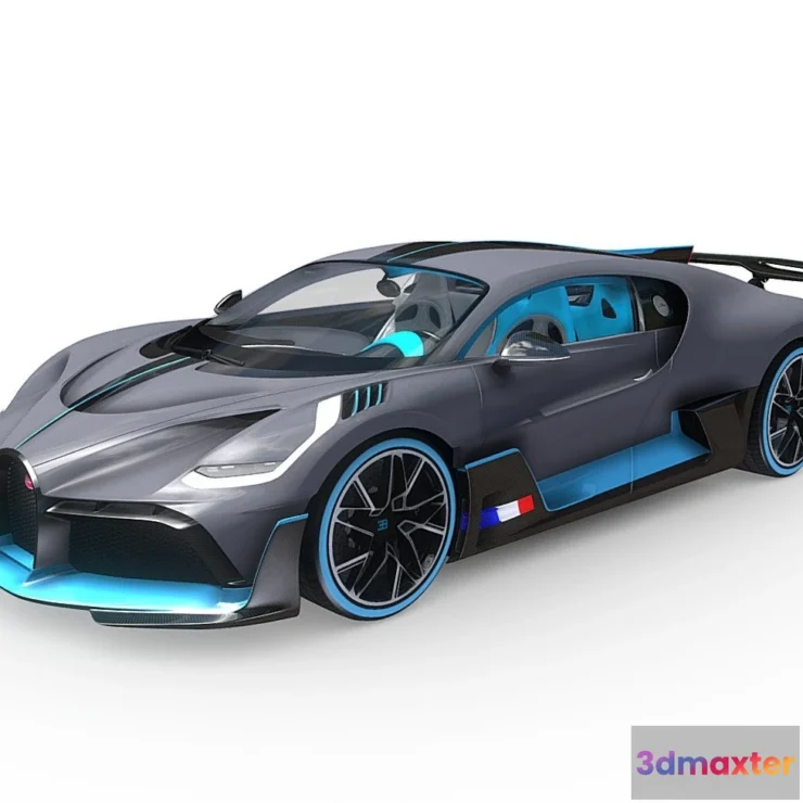 1532084 - PBR Game 3D Models - Bugatti Divo 2020 3D Max