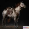 1532092 - PBR Game 3D Models - Bukhar Faithful comrade horse 3D Max