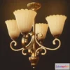 1532130 - PBR Game 3D Models - Chandelier Low-poly 3D Max