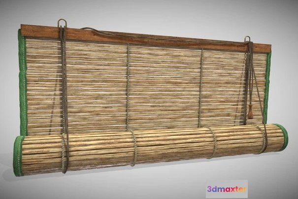 1532202 - PBR Game 3D Models - Curtain Blind   Blindella 3D Max