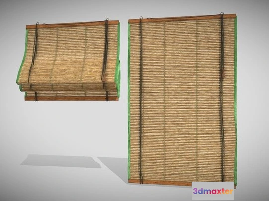 1532204 - PBR Game 3D Models - Curtain Blind   Blindona 3D Max