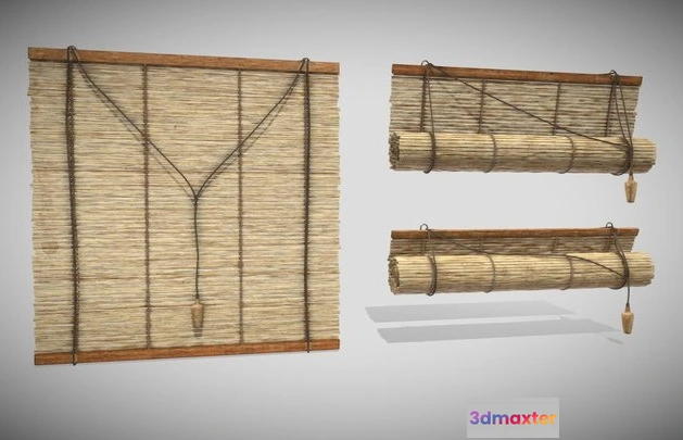 1532208 - PBR Game 3D Models - Curtains Blind   Jugolo 3D Max