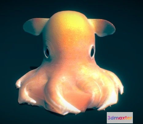 1532242 - PBR Game 3D Models - Dumbo Octopus 3D Max