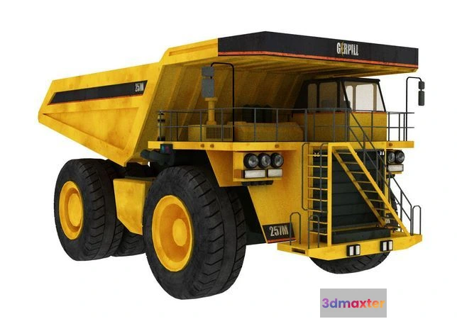1532244 - PBR Game 3D Models - Dump truck Low-poly 3D Max