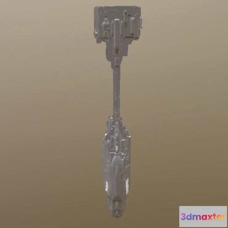 1532248 - PBR Game 3D Models - Ef 76 Nebulon B Medical Frigate 3D Max