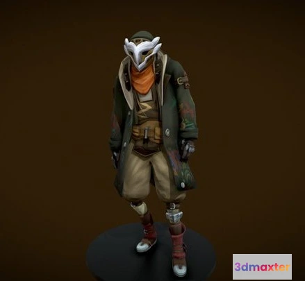 1532264 - PBR Game 3D Models - Ekko (Arcane) League Of Legends 3D Max