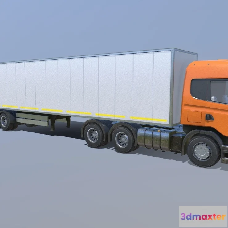 1532288 - PBR Game 3D Models - Euro Truck 3D Max
