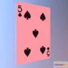 1532314 - PBR Game 3D Models - Five Of Spades 3D Max