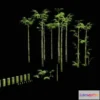 1532336 - PBR Game 3D Models - Free Bamboo Set 3D Max
