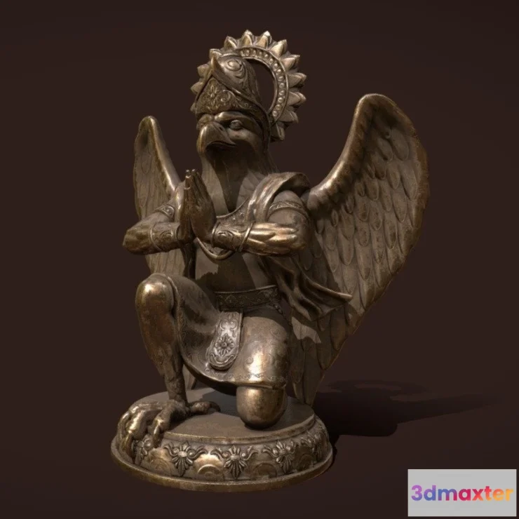 1532352 - PBR Game 3D Models - Garuda Sculpt 3D Max