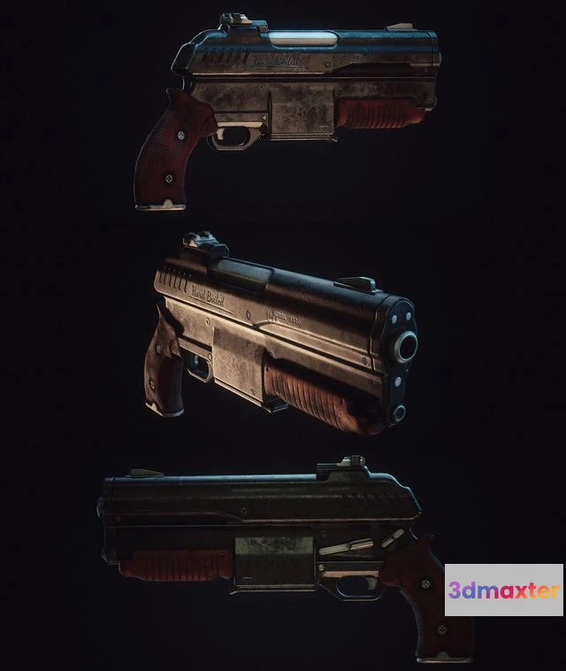 1532398 - PBR Game 3D Models - Hard Boiled 6520 3D Max