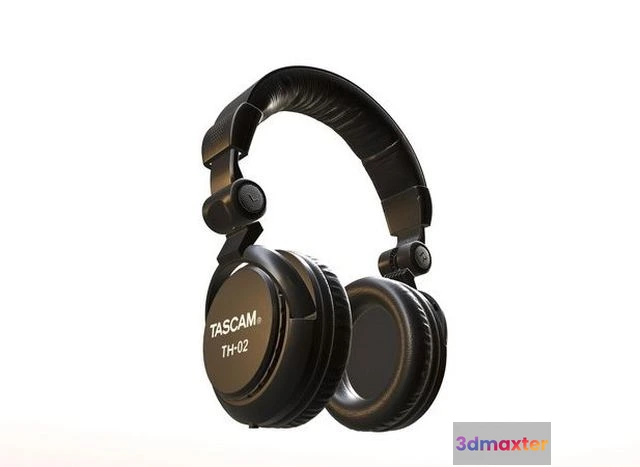 1532404 - PBR Game 3D Models - Headphone TASCAM TH-02 3D Max