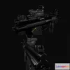 1532424 - PBR Game 3D Models - Hk Mp5k 3D Max