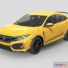 1532432 - PBR Game 3D Models - Honda Civic Type R 2018 3D Max