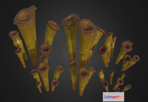 1532434 - PBR Game 3D Models - Horn Trumpeters 3D Max