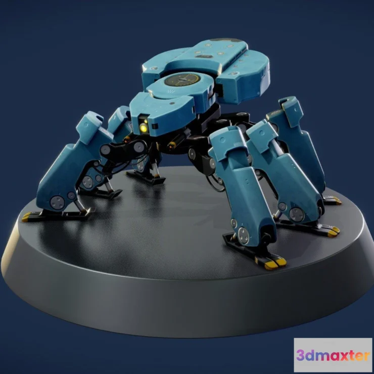 1532456 - PBR Game 3D Models - Stylized Pbr Beetle Mech 3D Max