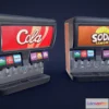 1532462 - PBR Game 3D Models - Stylized Soda Fountain Low Poly 3D Max