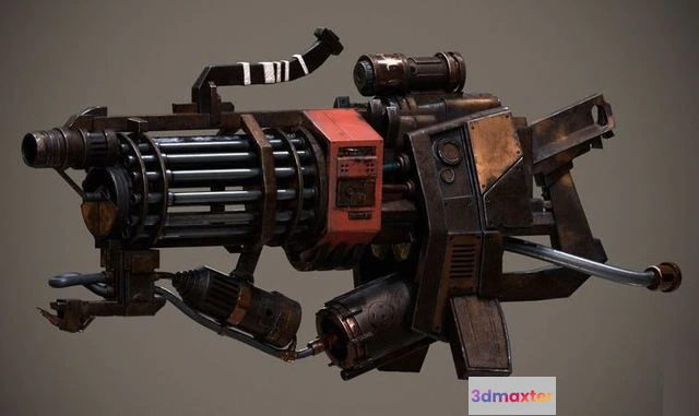 1532482 - PBR Game 3D Models - Stylized Weapon 3D Max