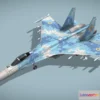 1532496 - PBR Game 3D Models - Sukhoi Su 27 Flanker 3D Max