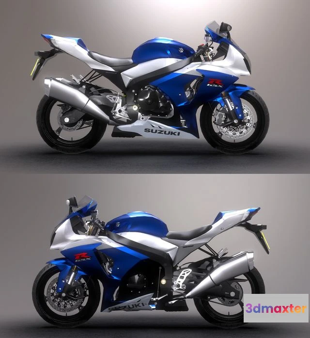 1532536 - PBR Game 3D Models - Suzuki GSX-R1000 3D Max