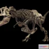 1532560 - PBR Game 3D Models - T Rex Skeleton 3D Max