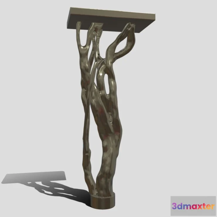 1532564 - PBR Game 3D Models - Tableleg Test01 3D Max