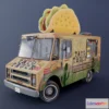 1532566 - PBR Game 3D Models - Taco Foodtruck 3D Max