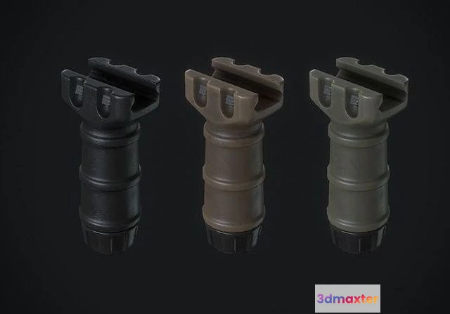 1532570 - PBR Game 3D Models - TangoDown Stubby Vertical Grip 3D Max