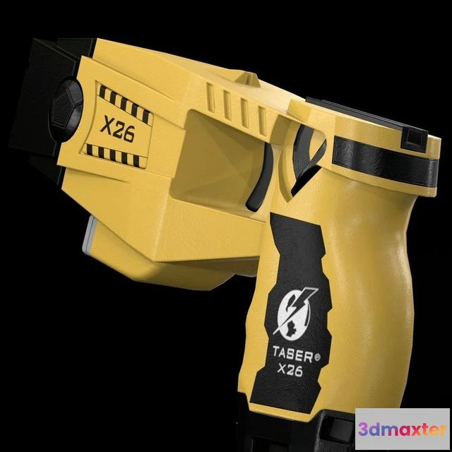 1532578 - PBR Game 3D Models - Taser Axon x26 3D Max