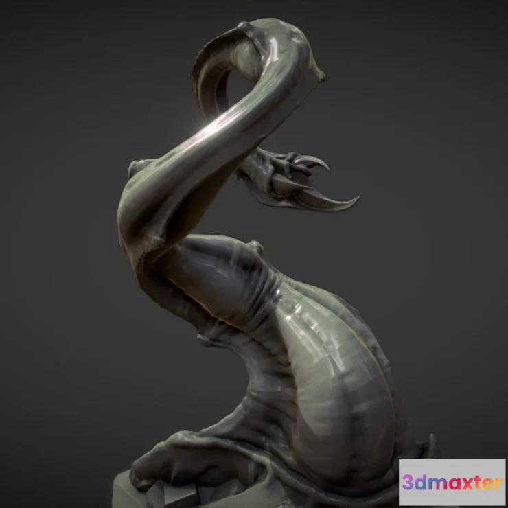 1532606 - PBR Game 3D Models - Tentacle Organic Modeling Exercise 3D Max